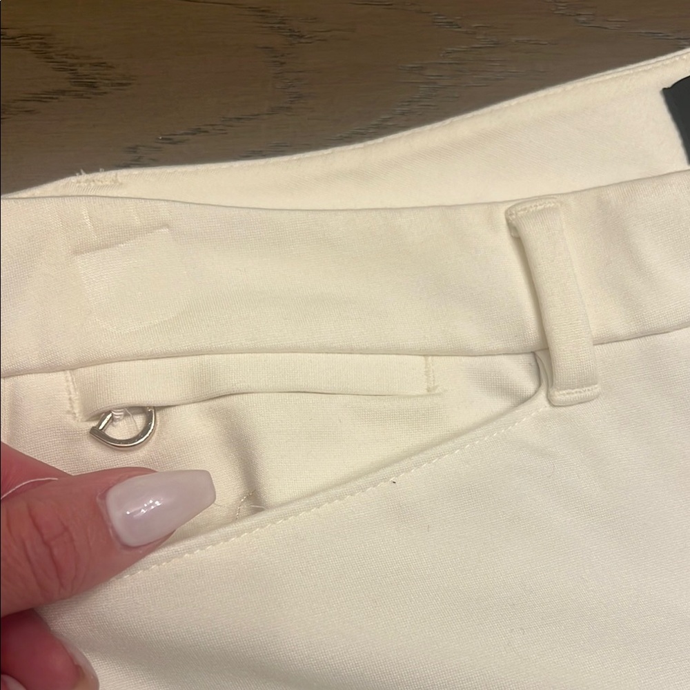 White House Black Market Cream Boot Cut Pants - Picture 3 of 6